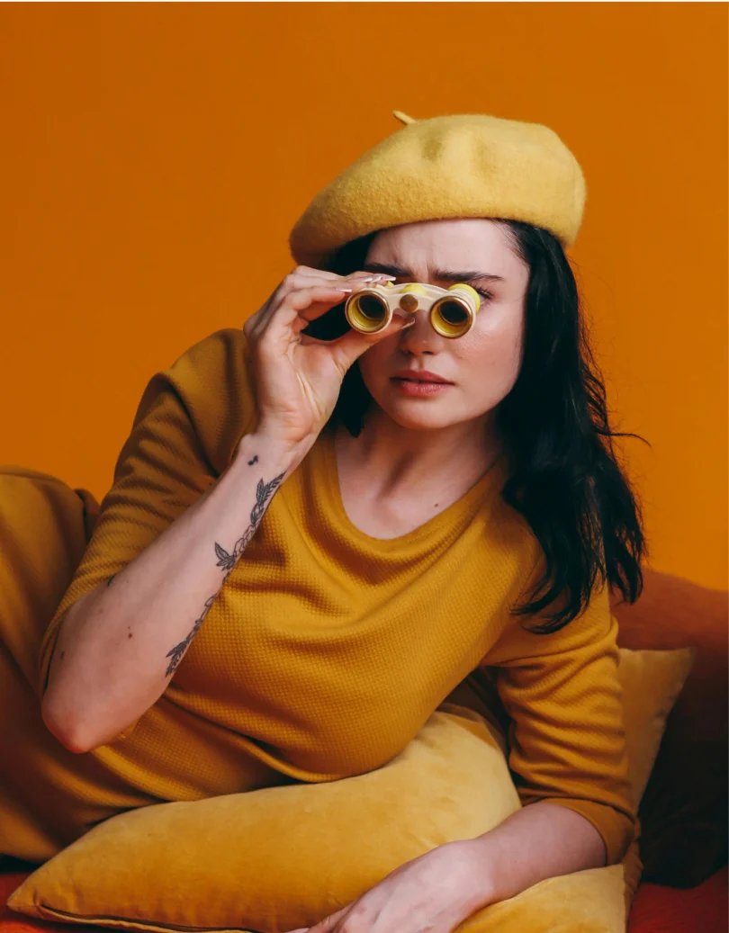 Turtleneck SweaterOrange S